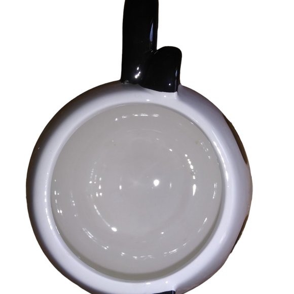 Panda Mug with Ears Eat Sleep and Be Cute Heart Nose Panda Coffee Tea Mug - Picture 5 of 14